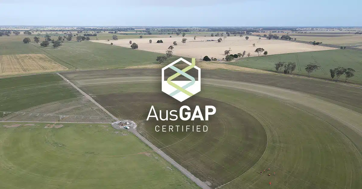 Quality control on a turf farm